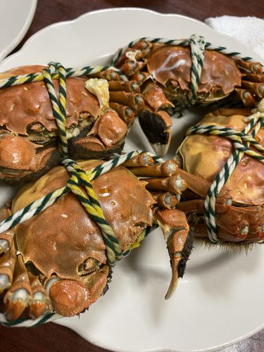 お鍋と上海蟹
