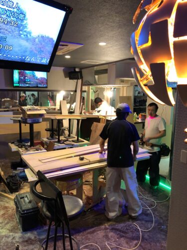 2018年店内改装工事