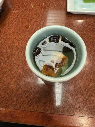 築地天竹のひれ酒