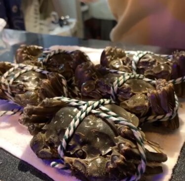 10月の上海ガニ