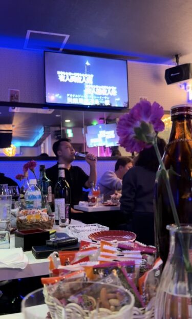 雪の降る中ありがとう