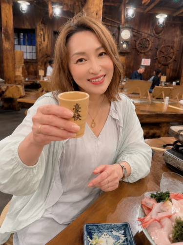 一緒に乾杯しましょ